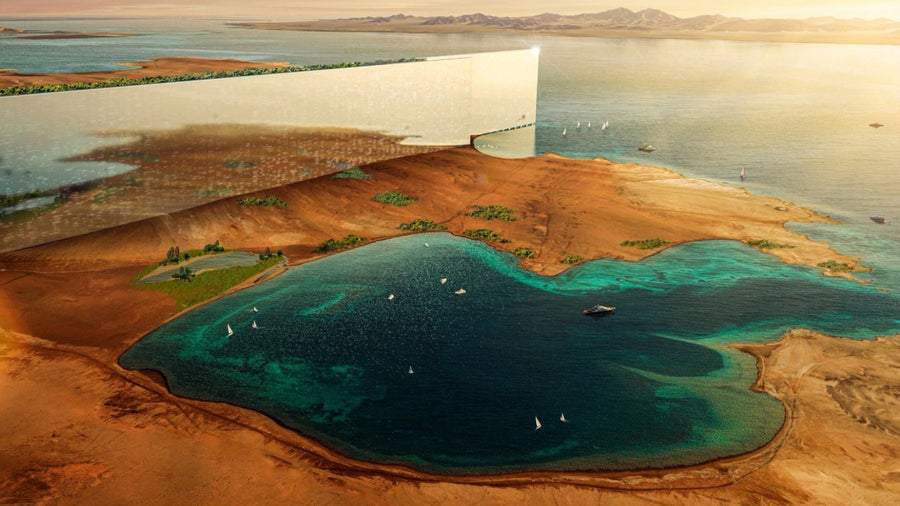 „Moses-Brücke”: Riesiges Bauwerk soll Megastadt The Line mit Ägypten verbinden